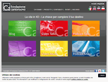 Tablet Screenshot of cantonuovo.org